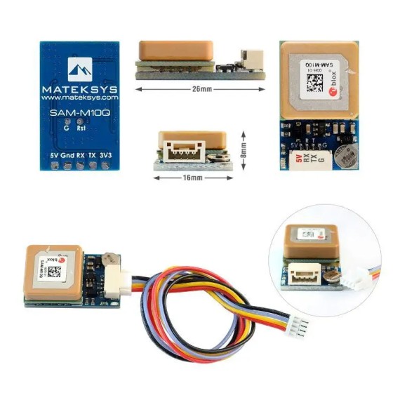 Original MATEK SAM-M10Q GNSS GPS Module Built-in Patch Antenna RC Multirotor Long Range Racing Drones Parts